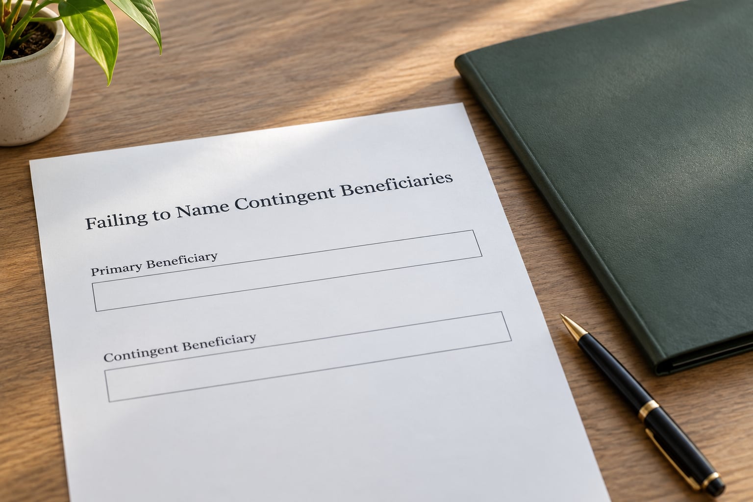 Failing to Name Contingent Beneficiaries