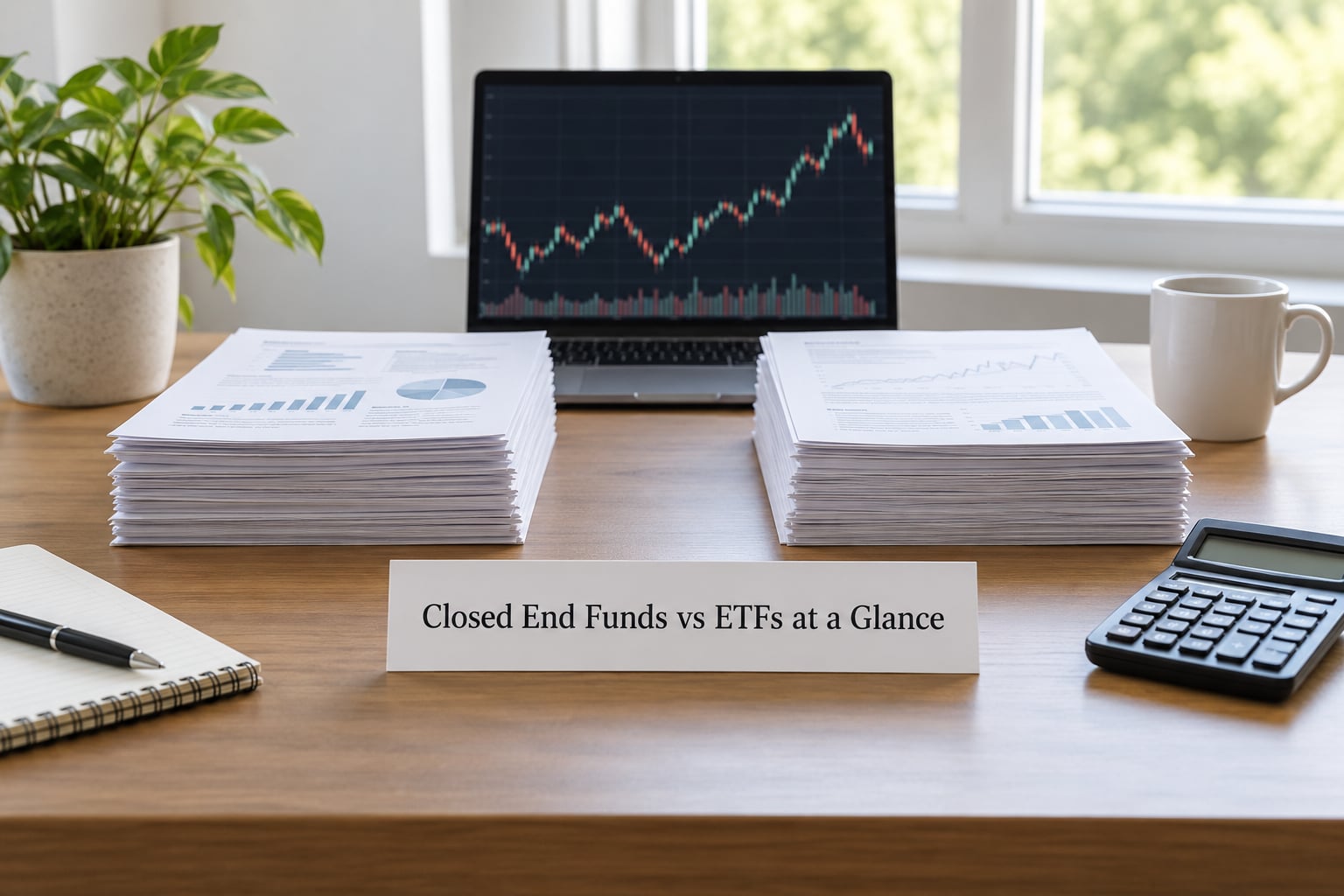 Closed End Funds vs ETFs at a Glance