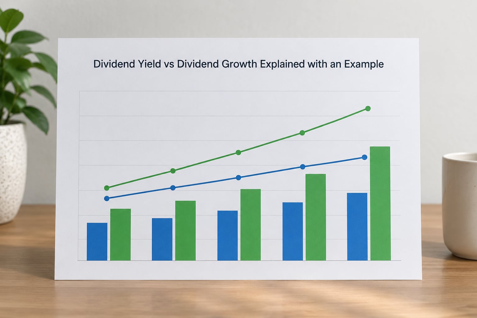 Dividend Yield vs Dividend Growth Explained with an Example