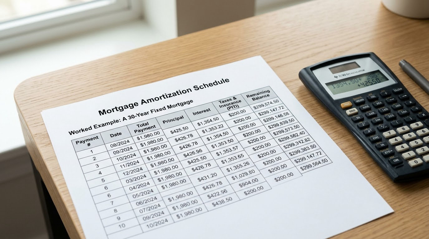 Worked Example: A 30-Year Fixed Mortgage