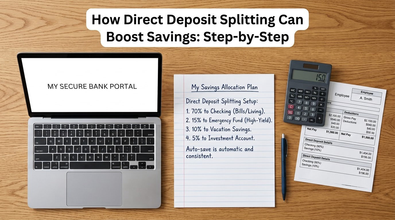 How Direct Deposit Splitting Can Boost Savings: Step-by-Step