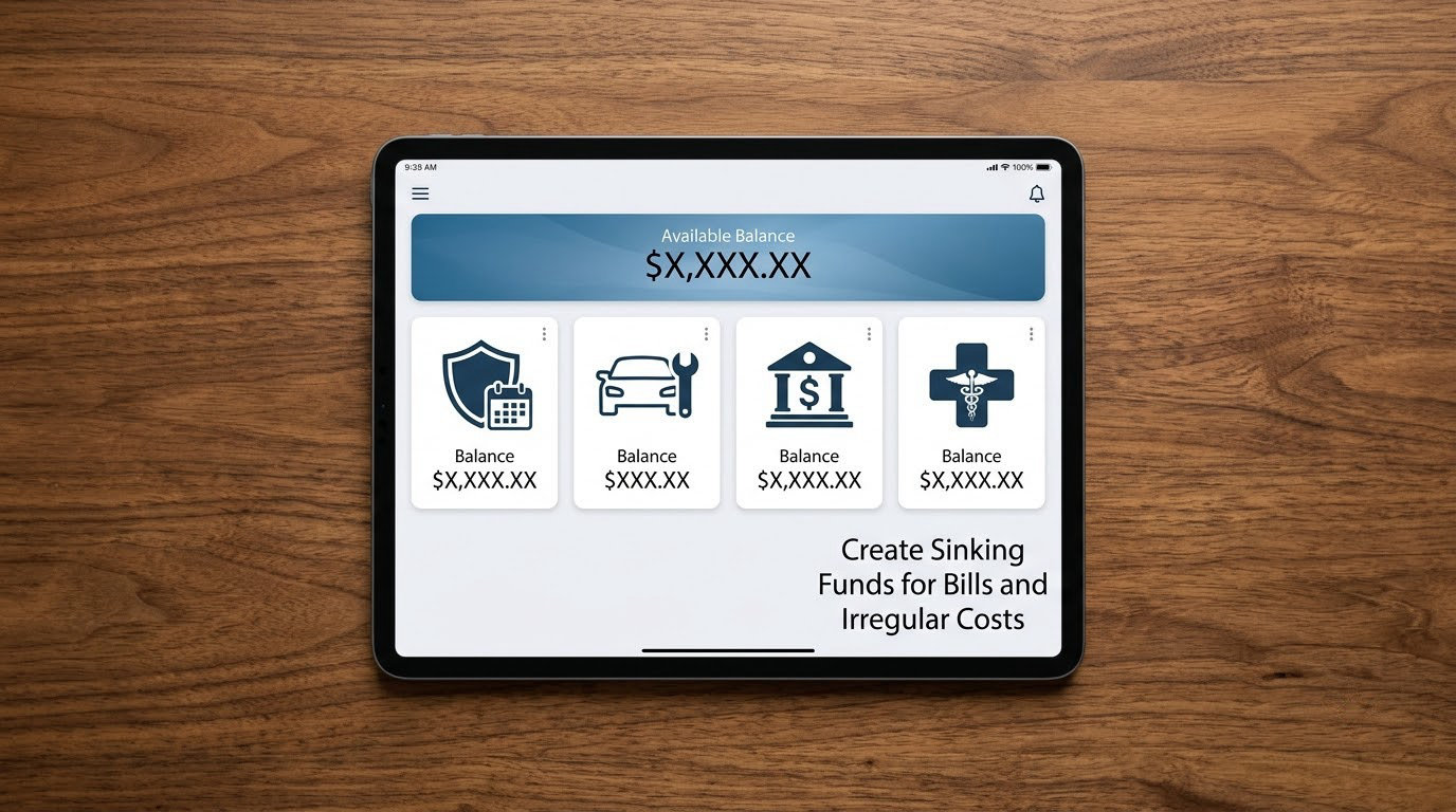 Create Sinking Funds for Bills and Irregular Costs