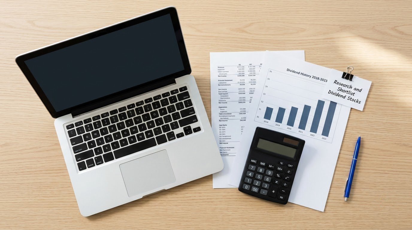 Research and Shortlist Dividend Stocks