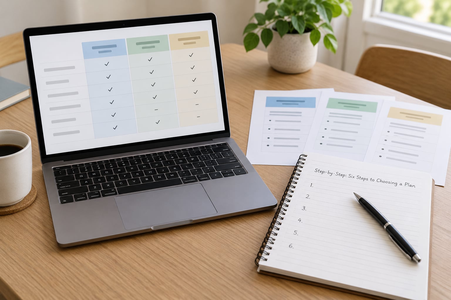 Step-by-Step: Six Steps to Choosing a Plan