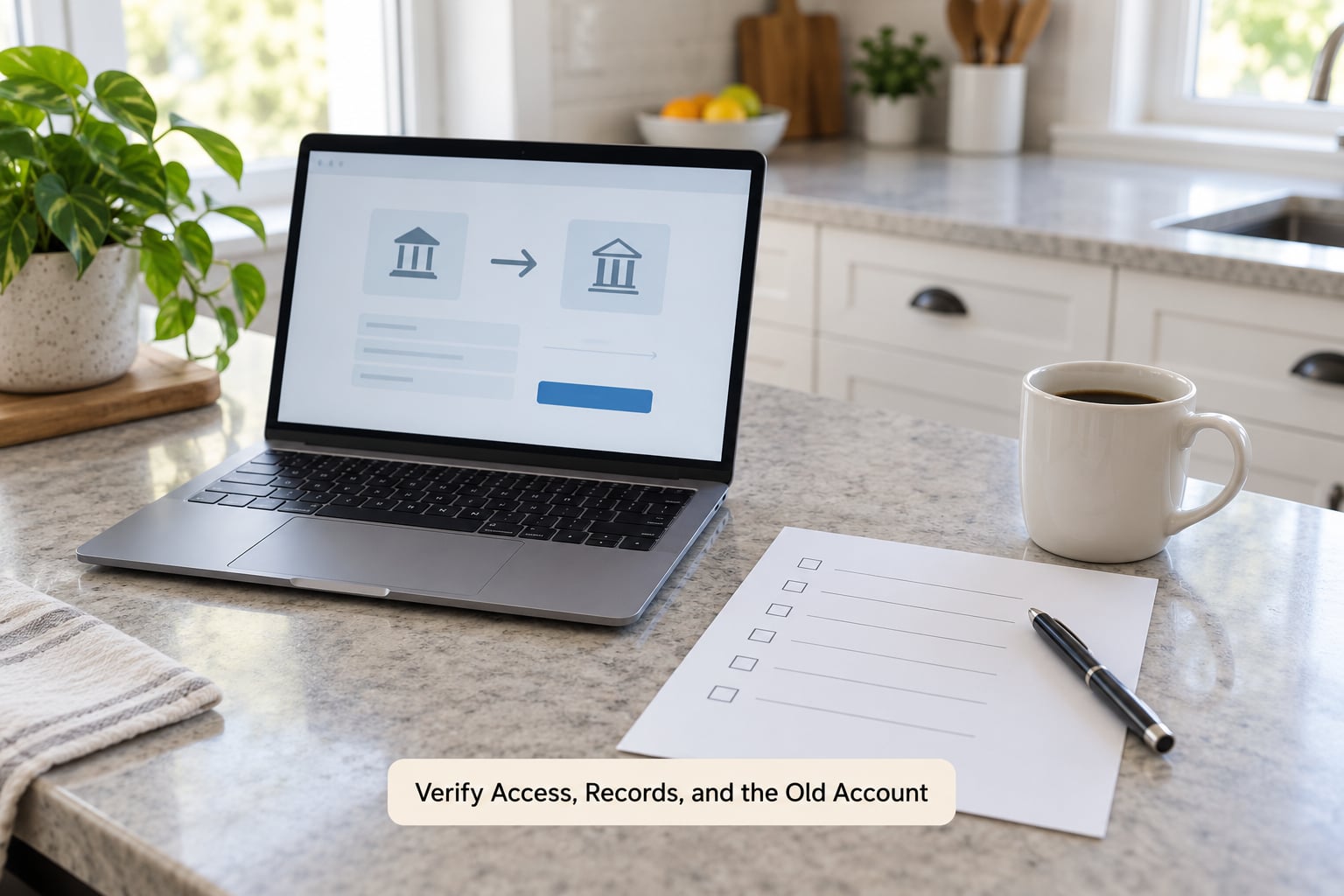 Verify Access, Records, and the Old Account