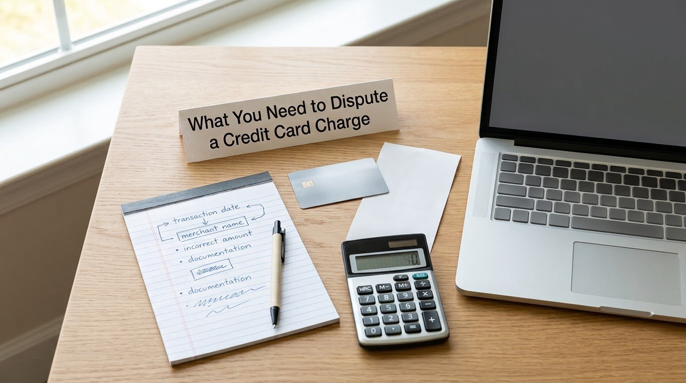 What You Need to Dispute a Credit Card Charge
