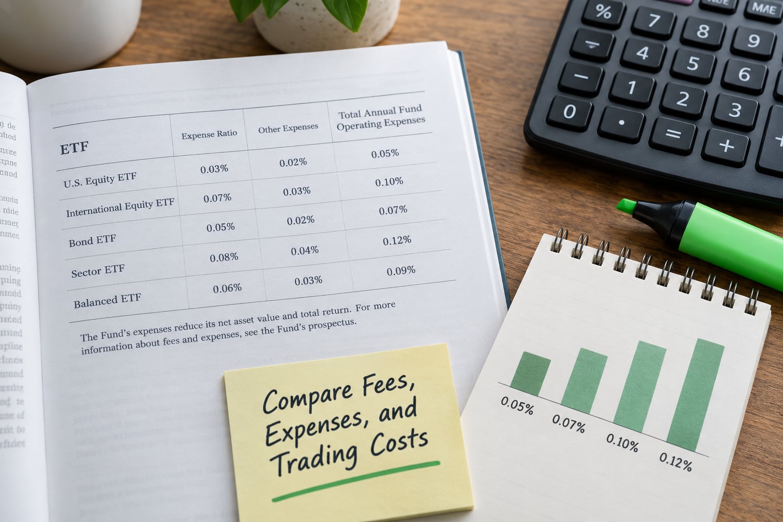 Compare Fees, Expenses, and Trading Costs