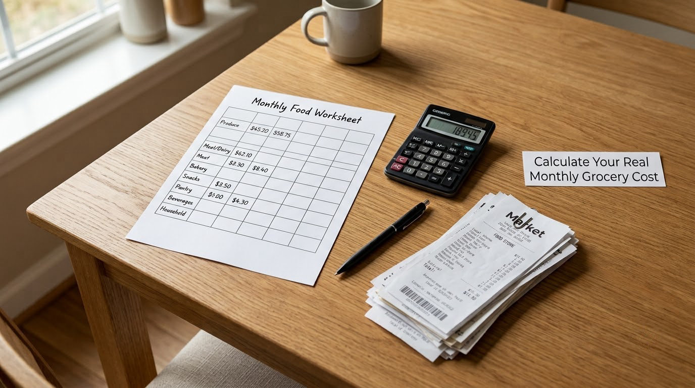 Calculate Your Real Monthly Grocery Cost