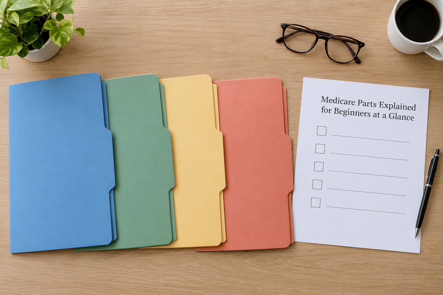 Medicare Parts Explained for Beginners at a Glance