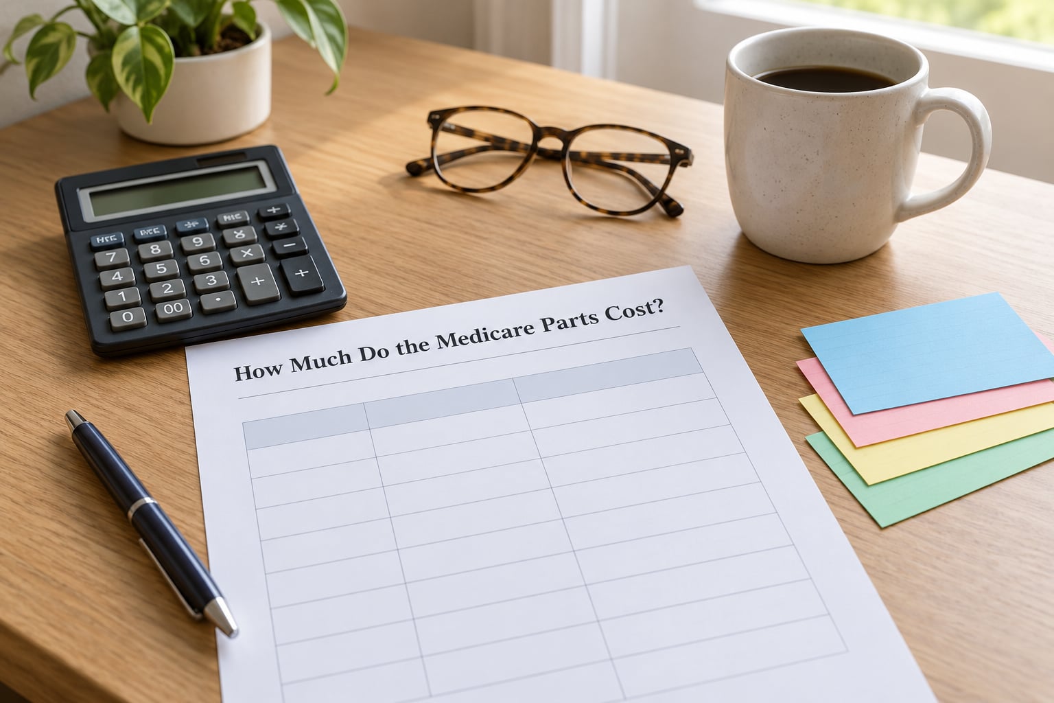 How Much Do the Medicare Parts Cost?