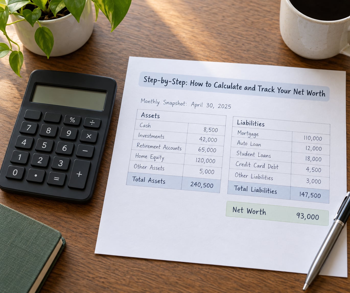 Step-by-Step: How to Calculate and Track Your Net Worth