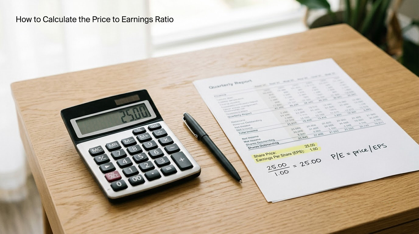 How to Calculate the Price to Earnings Ratio