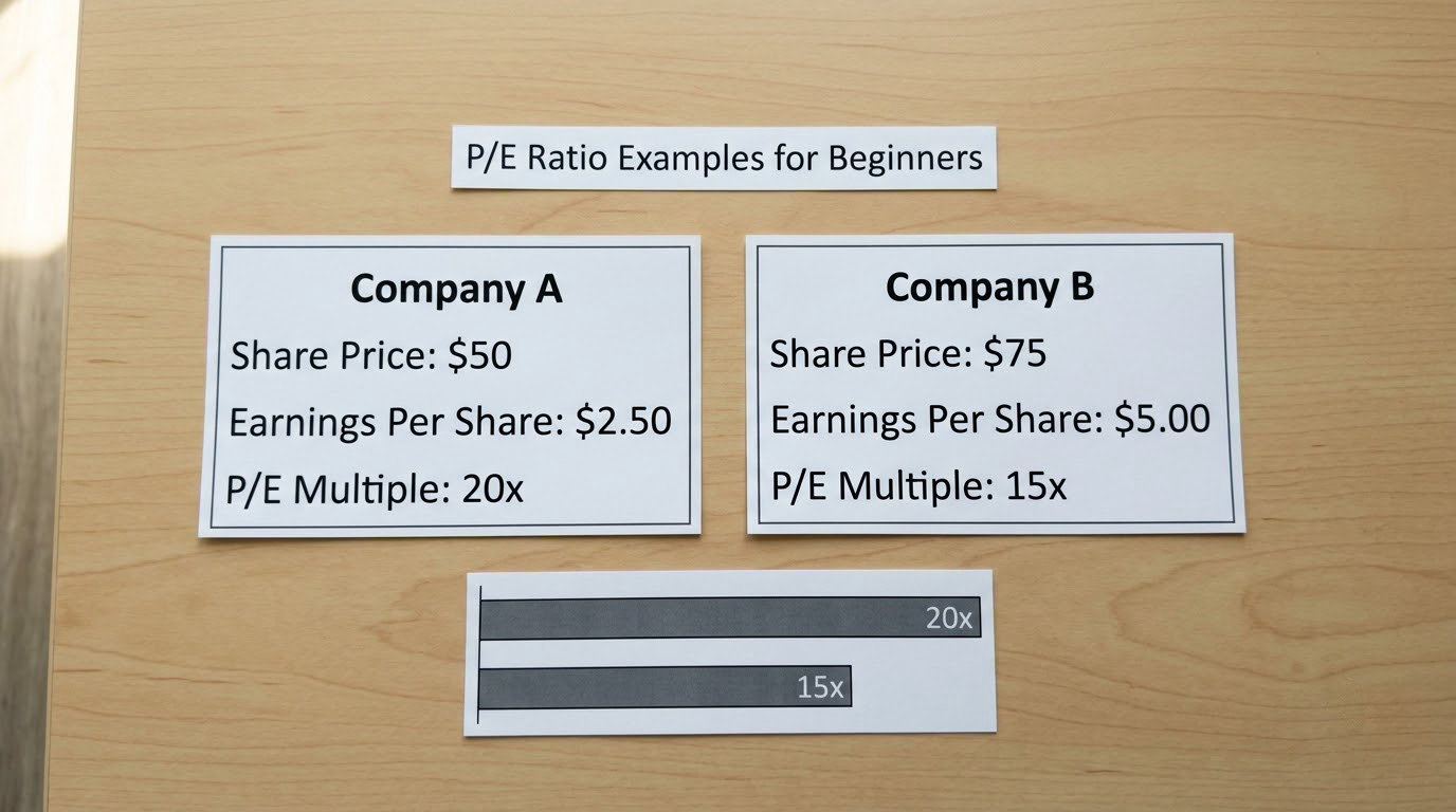 P/E Ratio Examples for Beginners