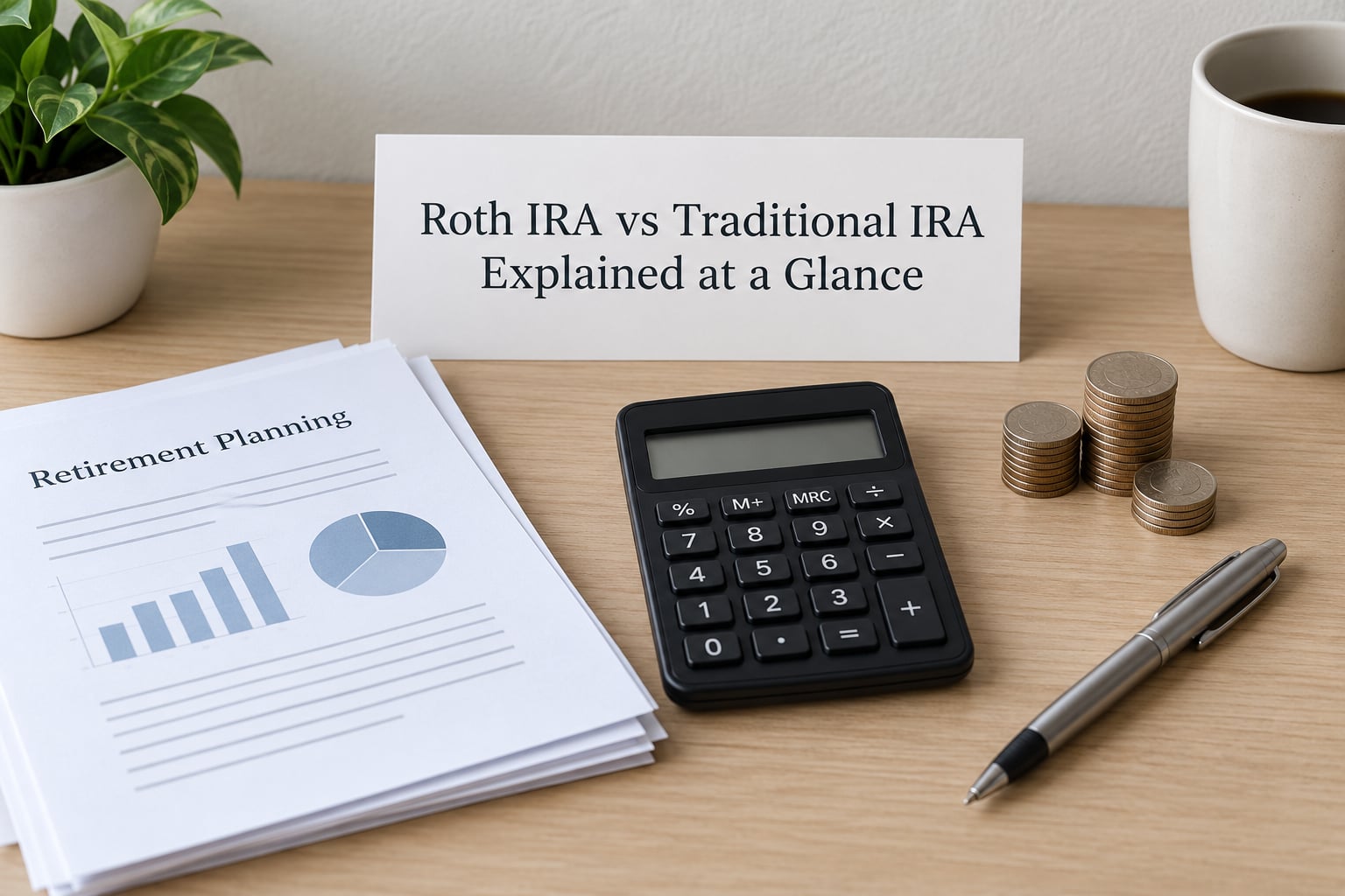 Roth IRA vs Traditional IRA Explained at a Glance
