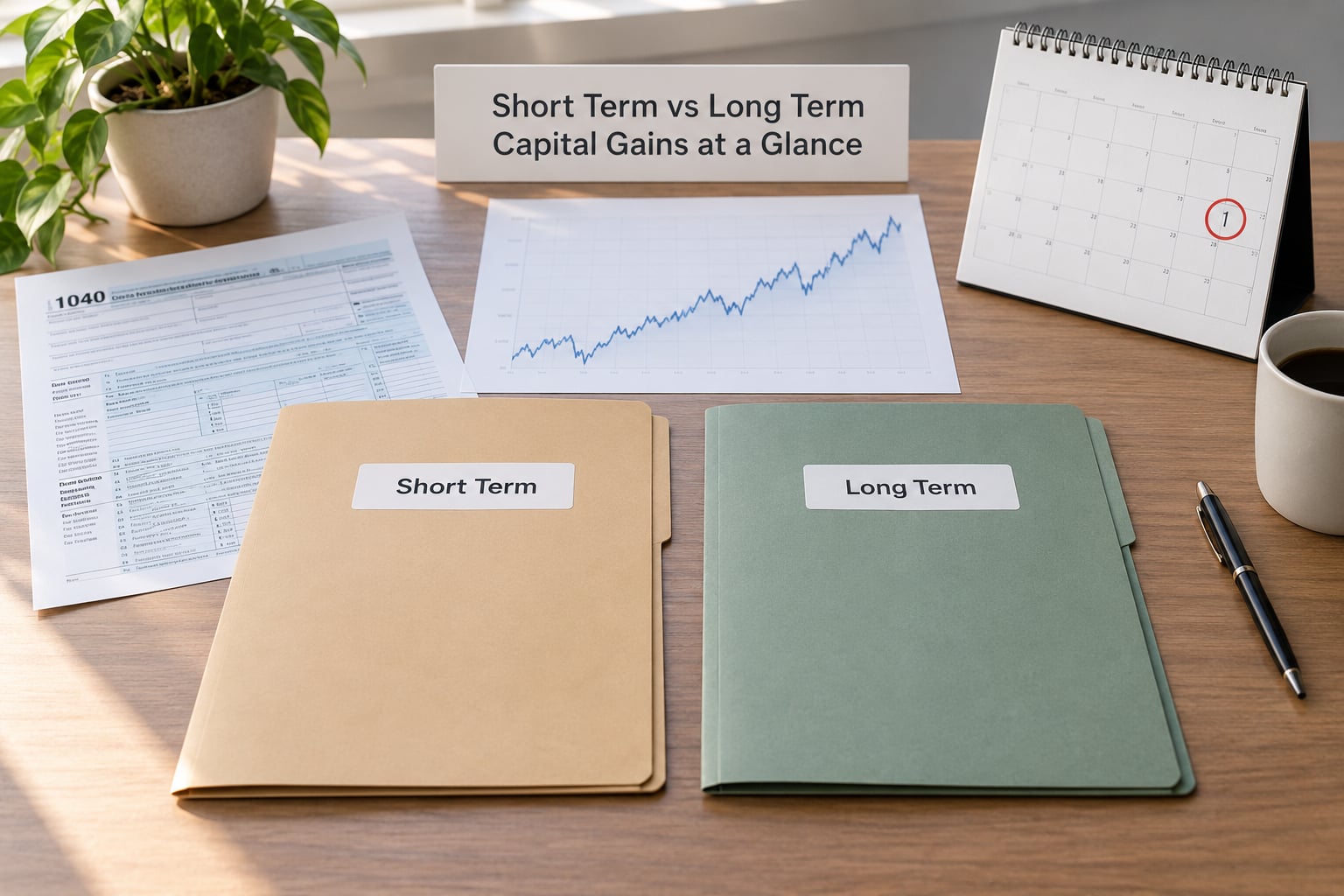 Short Term vs Long Term Capital Gains at a Glance