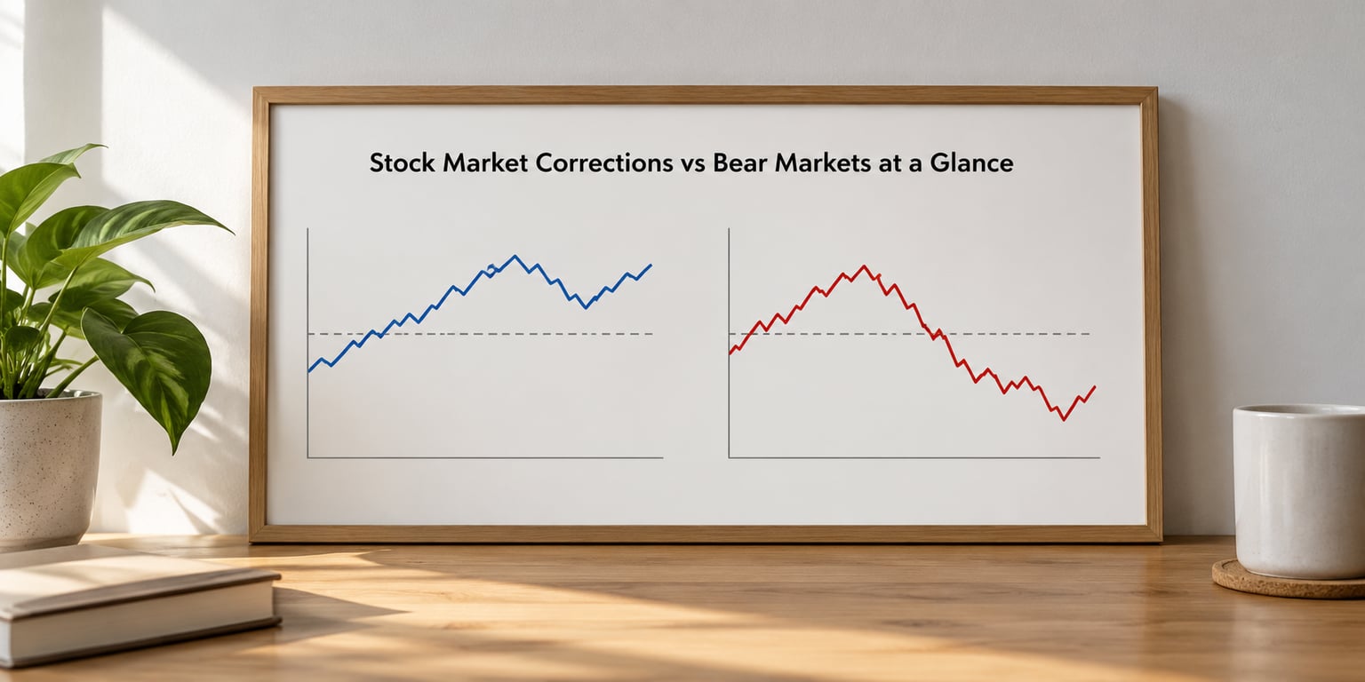 Stock Market Corrections vs Bear Markets at a Glance