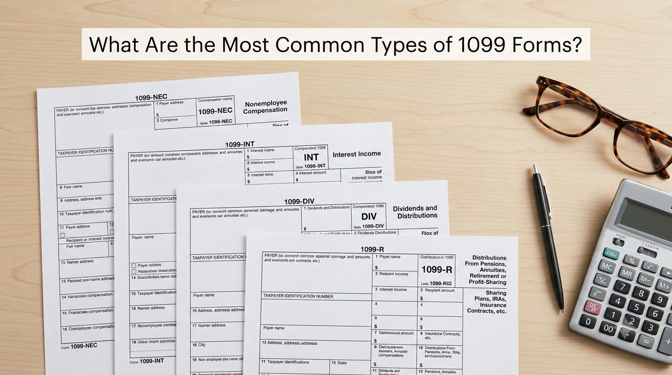 What Are the Most Common Types of 1099 Forms?