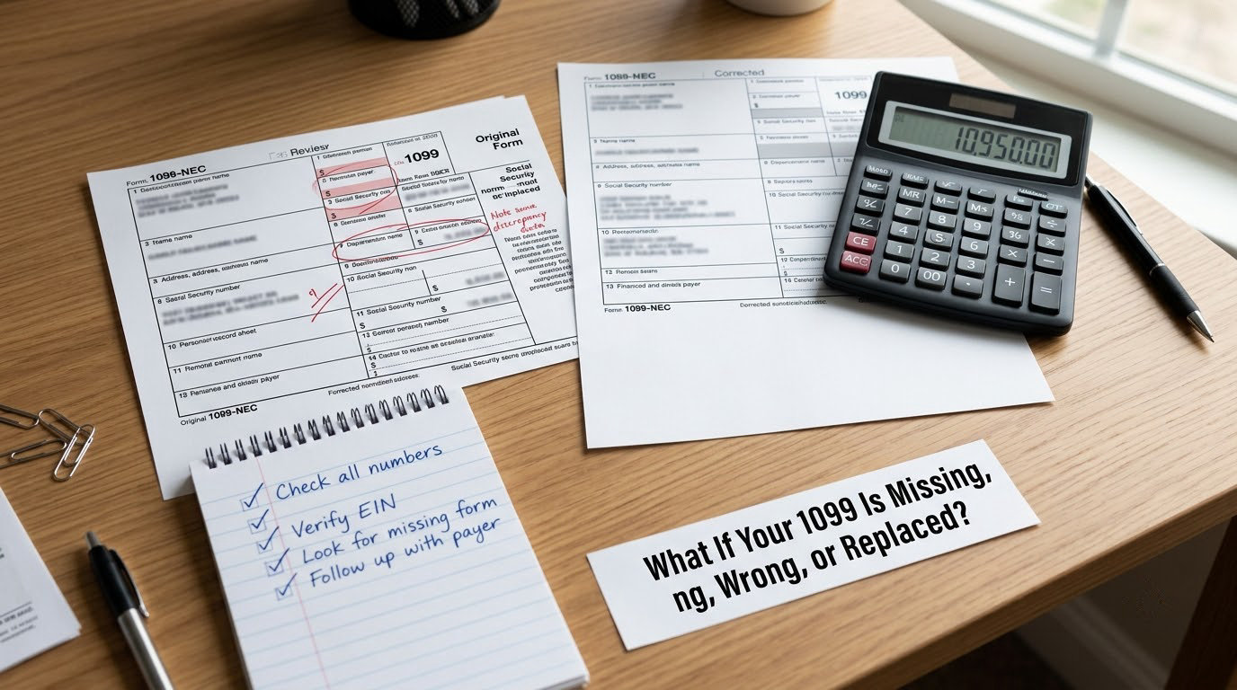What If Your 1099 Is Missing, Wrong, or Replaced?