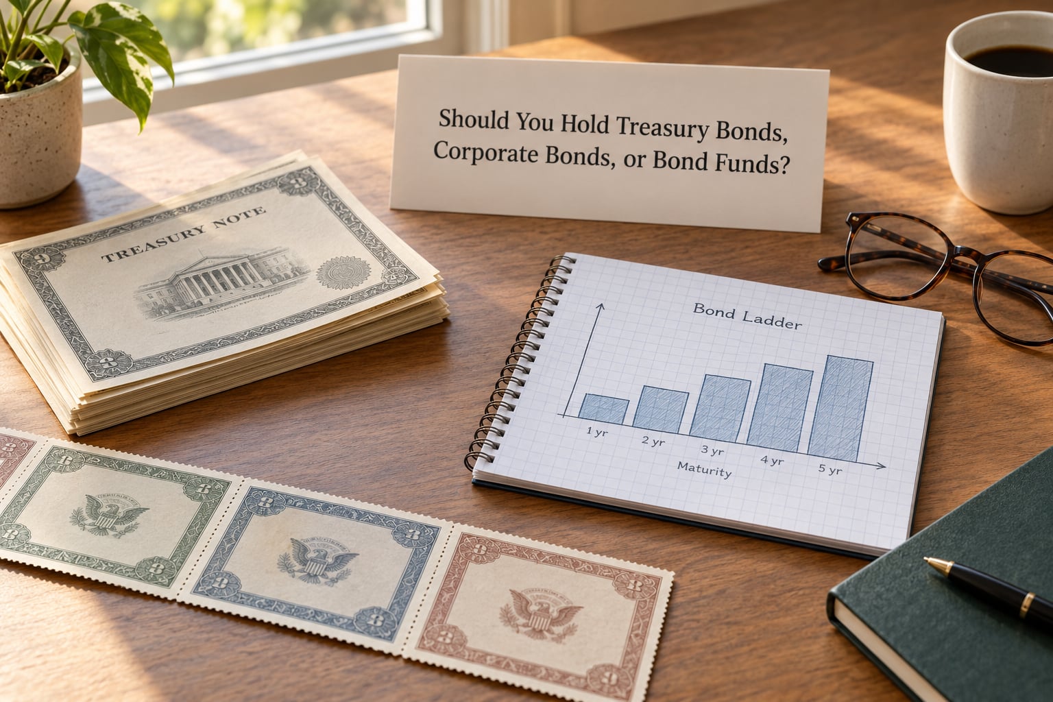 Should You Hold Treasury Bonds, Corporate Bonds, or Bond Funds?