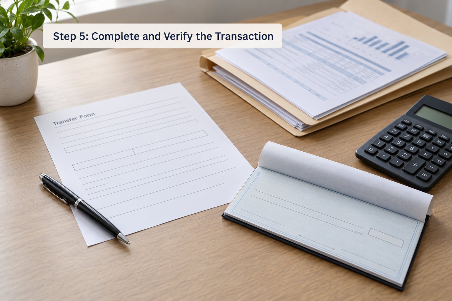 Step 5: Complete and Verify the Transaction