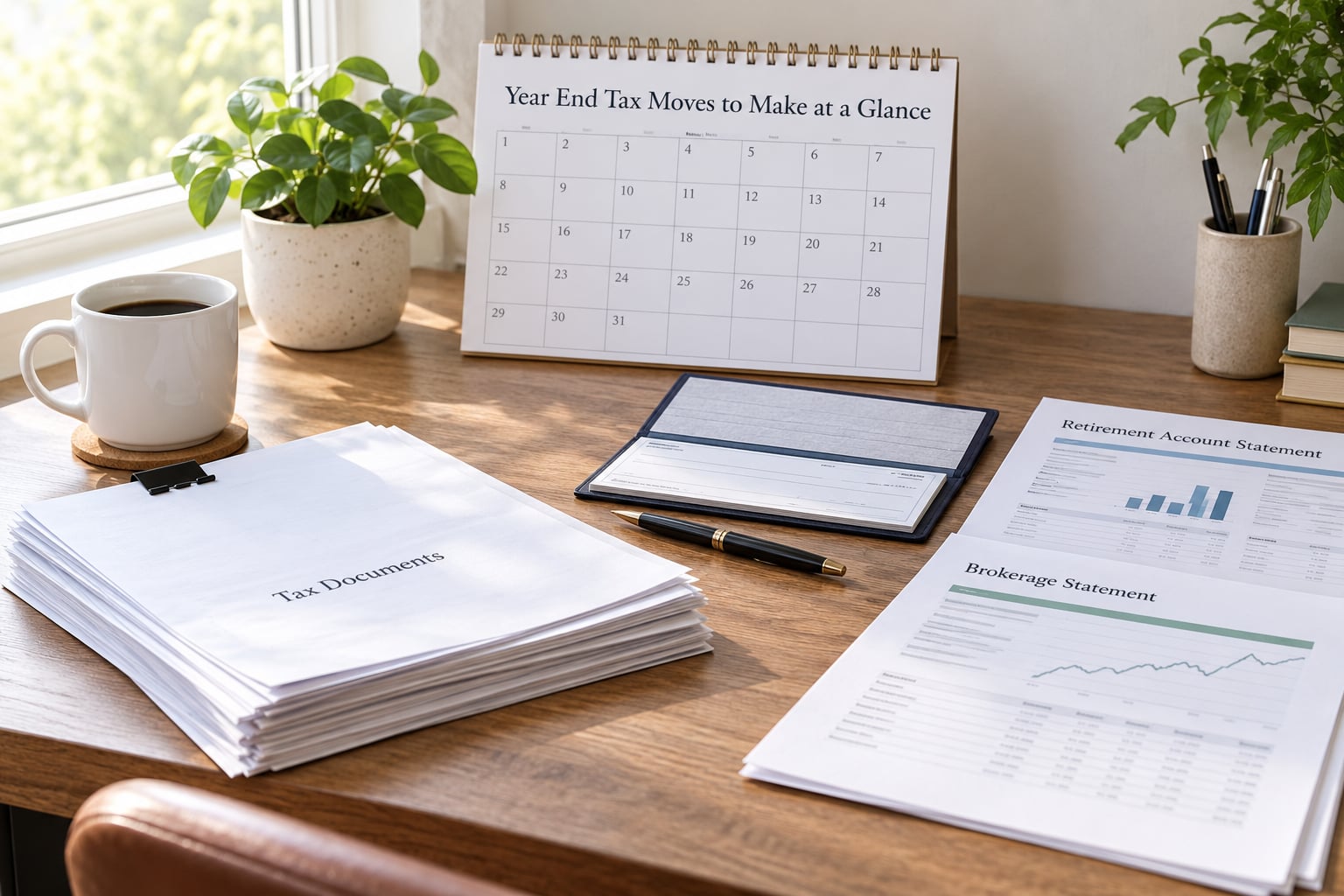 Year End Tax Moves to Make at a Glance